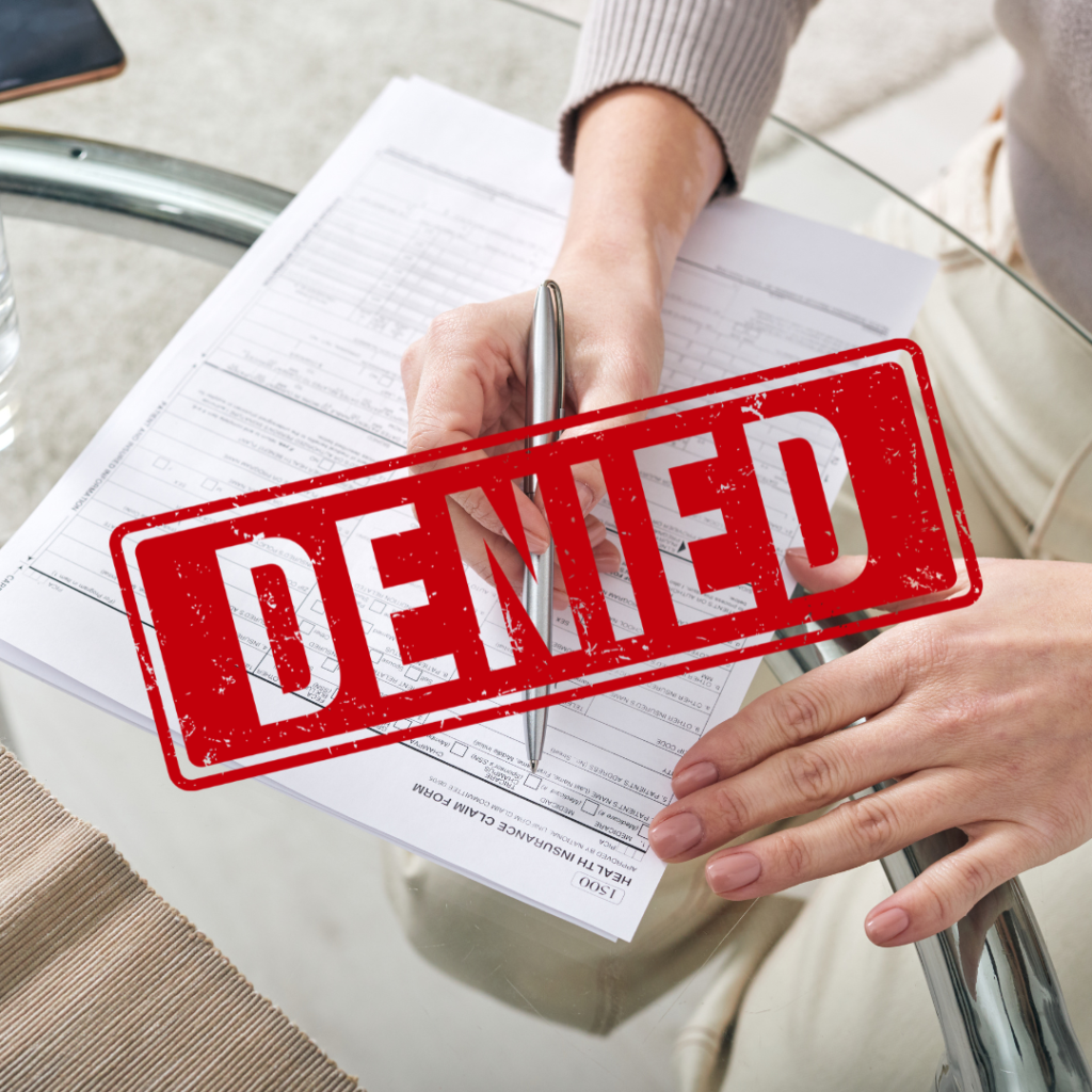 Sample denial letter for handling denied insurance claims in Texas