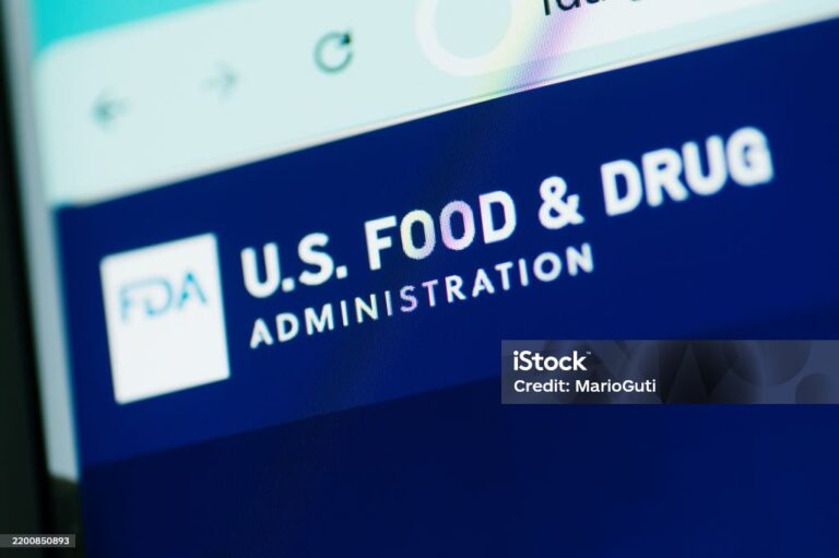 US Food and Drug Administration (FDA) website detail